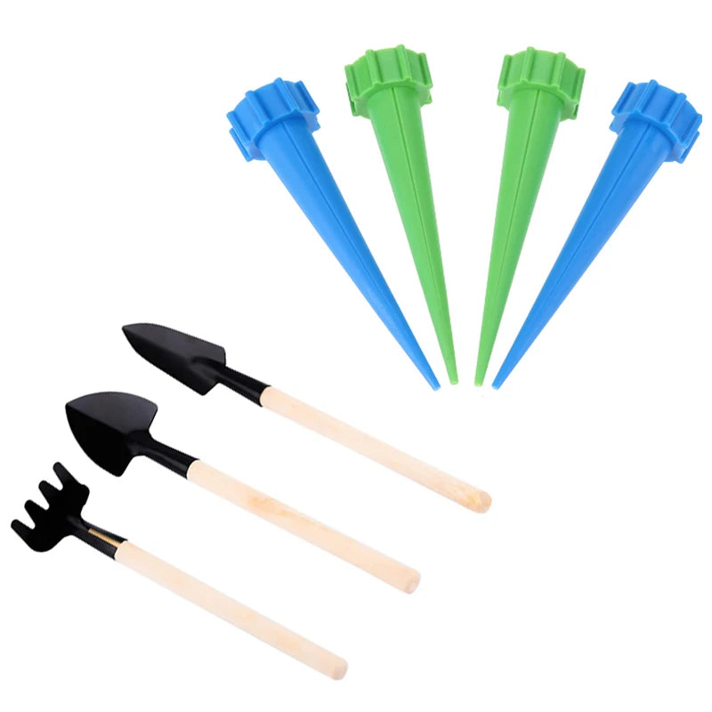 4-15pcs automatic watering kit, automatic watering device drip irrigation indoor plant watering device plant garden gadget ideas
