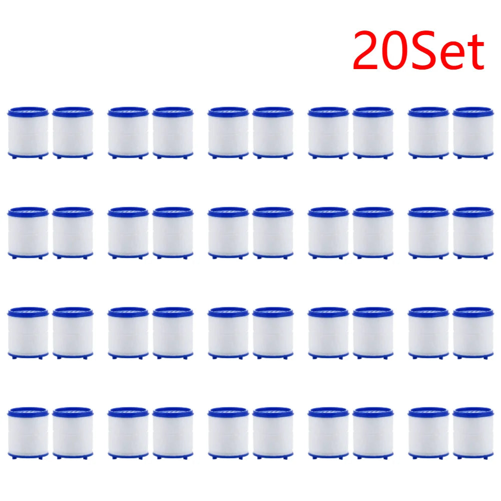 2-40PCS Faucet Water Clean Filter Purifier 360 Degree Rotating Splash Filters Faucet Adapter Water Saving for Household Kitchen