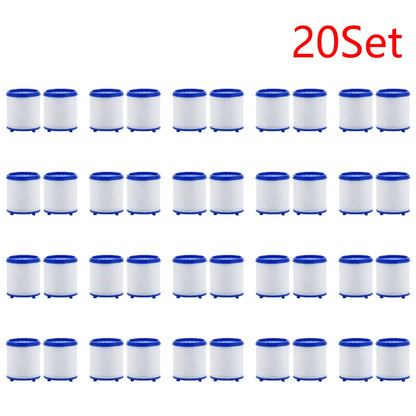 2-40PCS Faucet Water Clean Filter Purifier 360 Degree Rotating Splash Filters Faucet Adapter Water Saving for Household Kitchen