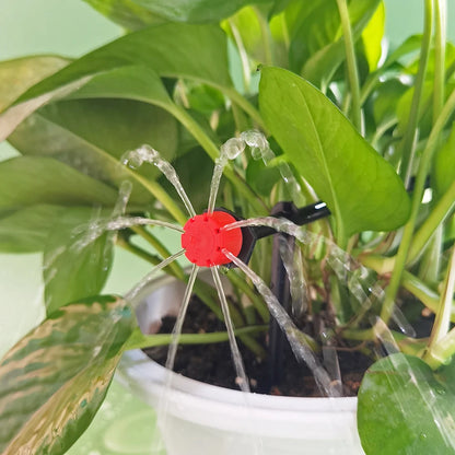 Garden 1/4'' Drip Irrigation Kit Automatic Watering System Nozzles for Farmland Bonsai Plant Flower Vegetable Greenhouse