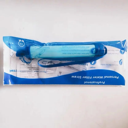 Outdoor camping emergency water filter, outdoor life emergency filtration, direct drinking, individual water purifier, steriliza