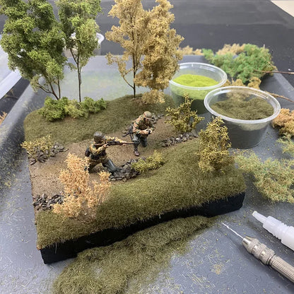 Dry Grass Model Kit Quinoa Plant Diy Military Sand Table Scene Materials for Diorama HO Railway Landscape Layout Model Making