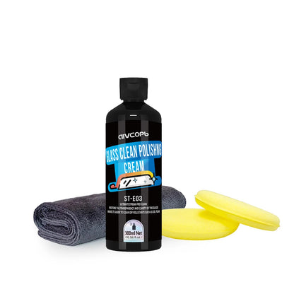 Car Glass Oil Film Remover Glass Polishing Hydrophobic Glass Coating Stain Removal Windshield Clear Window Auto Detailing Tool
