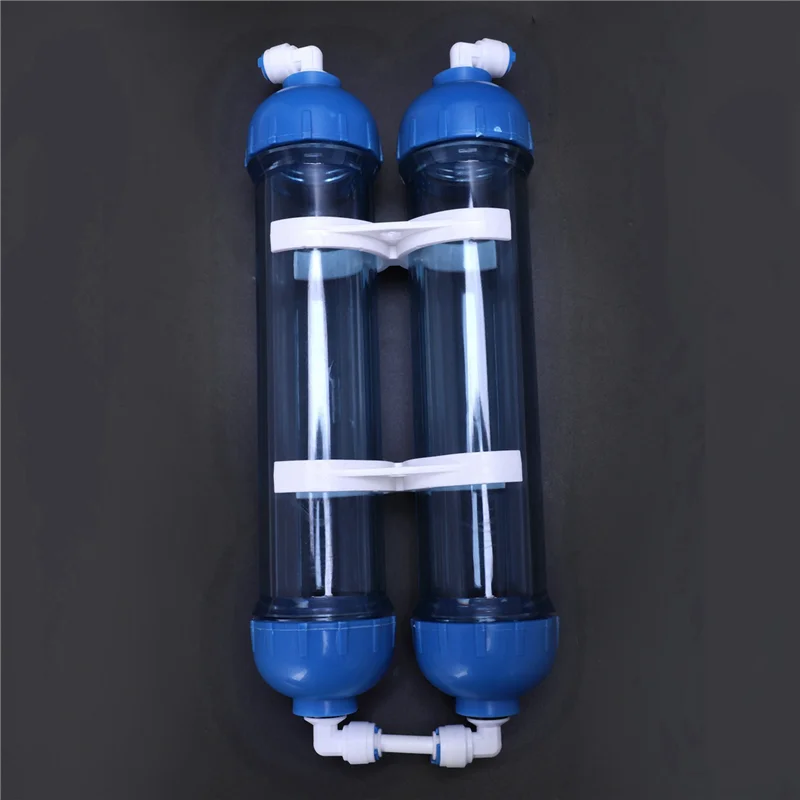 A02F-Water Filter 8Pcs T33 Cartridge Housing Diy T33 Shell Filter Bottle 4Pcs Fittings Water Purifier For Reverse Osmosis