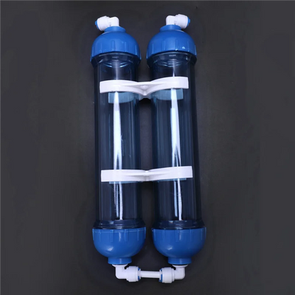 A02F-Water Filter 8Pcs T33 Cartridge Housing Diy T33 Shell Filter Bottle 4Pcs Fittings Water Purifier For Reverse Osmosis