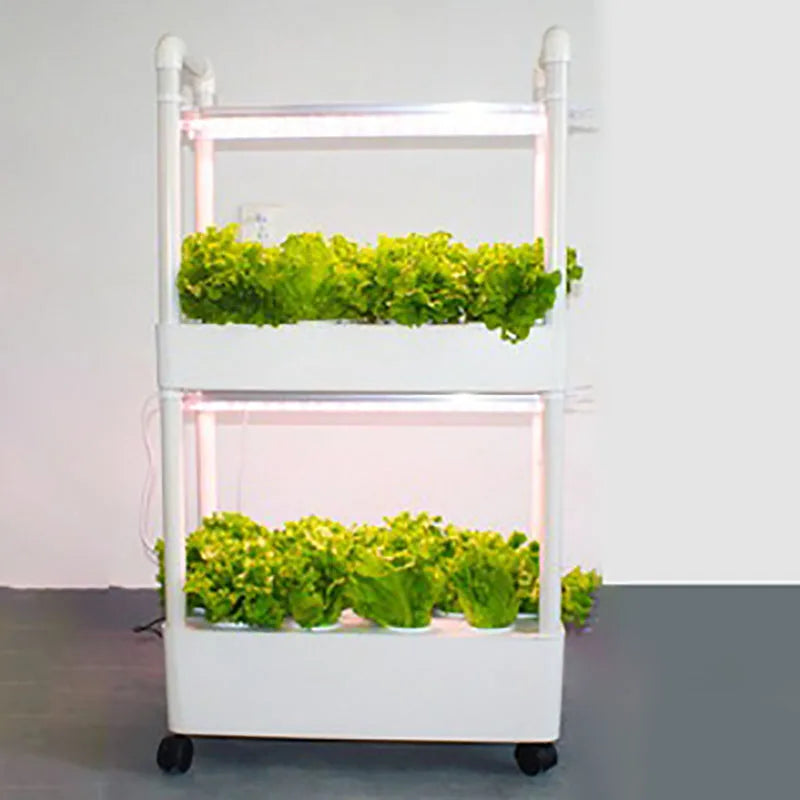 Greenhouse Soilless Hydroponic System Equipment Indoor Vegetable Flower Pot Vegetable Planting Balcony Modular Vertical Garden