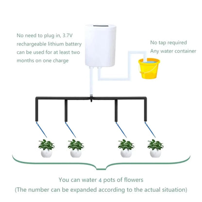4/8/16 Head Self-Watering Kits Intelligent Drip Irrigation Automatic Watering System Kits Plant Watering Spike Device Water Drip