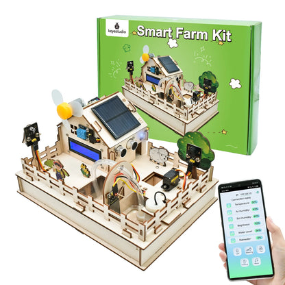 Keyestudio ESP32 Smart Farm Kit IOT Kit With ESP32 Board For Arduino Scratch 3.0 Graphical Programming DIY Smart Starter Kit