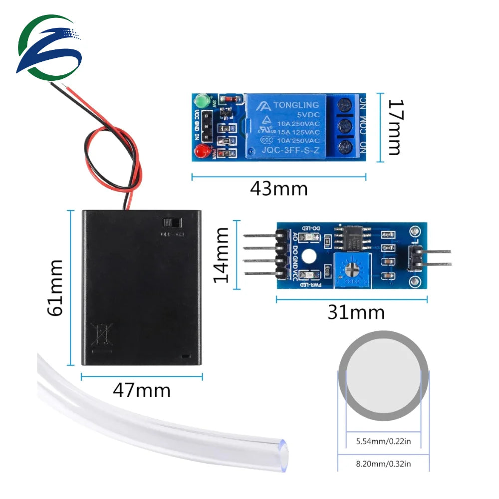DIY Electronic Watering Kit Automatic Irrigation DIY Kit Self Watering System Module Soil Sensor Pump
