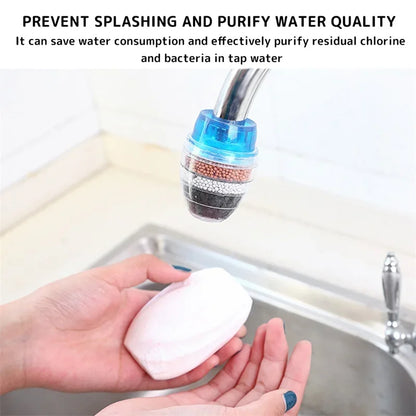 Household Kitchen Home Faucet Tap Water Filter Clean Filter Purifier Filtration Cartridge 21-23mm Activated Carbon Water Filter