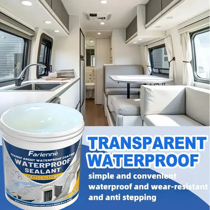 150g transparent waterproof sealant, RV super strong invisible sealant - a multifunctional water leakage repair coating suitable