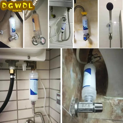 5'' PRE FILTER Water Filter Cartridge Washing Machine Filter with Adapter Bathroom Water Heater Toilet Household Purifier